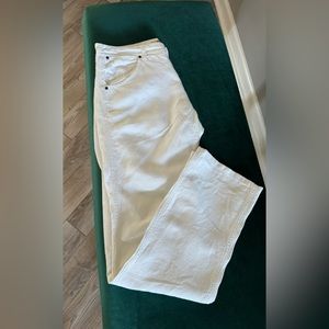120%lino white pants 30/46